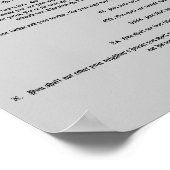 Die zehn Gebote Poster (Ecke)