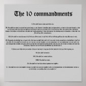 Die zehn Gebote Poster (Vorne)