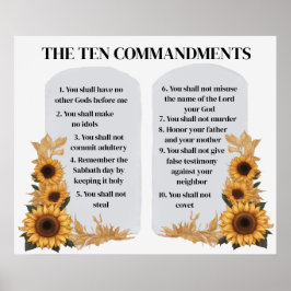 Die zehn Gebote Poster