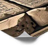 Die zehn Gebote Poster (Ecke)