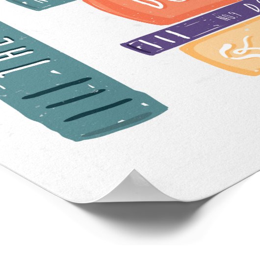 Die zehn Gebote Poster (Ecke)