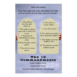 Die zehn Gebote Poster