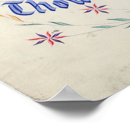 Die zehn Gebote poster/print Poster (Ecke)