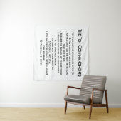 Die Zehn Gebote Poster Wandteppich (Beispiel (Horizontal))