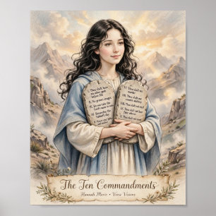 Die Zehn Gebote Poster - Weibliche Frau