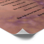 Die zehn Gebote - Rot Gepunktet Poster (Ecke)