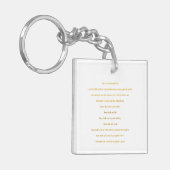 Die zehn Gebote Schlüsselanhänger (Vorderseite links)