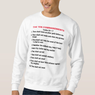 Die zehn Gebote Sweatshirt