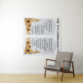 Die zehn Gebote Wandteppich (Beispiel (Horizontal))