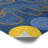 Die zehn größten, Gruppe IV, Nr. 1 von Hilma af Kl Poster (Ecke)