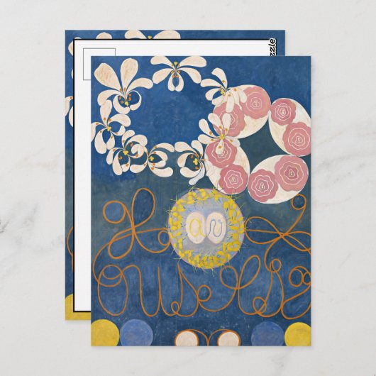 Die zehn größten, Gruppe IV, Nr. 1 von Hilma af Kl Postkarte (Vorne/Hinten)