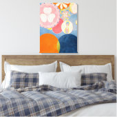 Die zehn größten, Gruppe IV, Nr. 2 von Hilma af Kl Leinwanddruck (Insitu (Schlafzimmer))