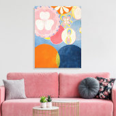 Die zehn größten, Gruppe IV, Nr. 2 von Hilma af Kl Leinwanddruck (Insitu (Wohnzimmer))