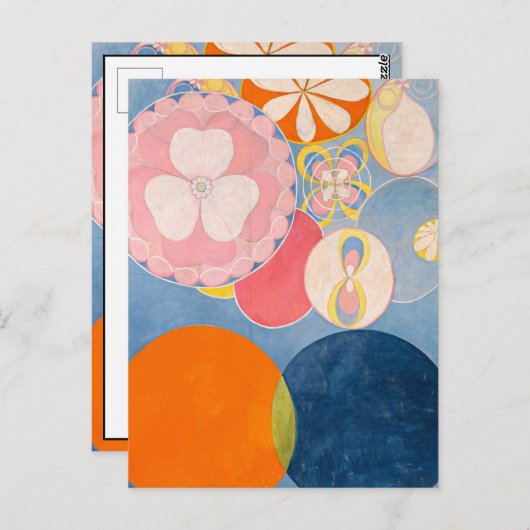 Die zehn größten, Gruppe IV, Nr. 2 von Hilma af Kl Postkarte (Vorne/Hinten)