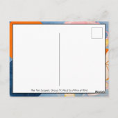 Die zehn größten, Gruppe IV, Nr. 2 von Hilma af Kl Postkarte (Rückseite)