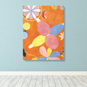 Die zehn größten, Gruppe IV, Nr. 3 von Hilma af Kl Leinwanddruck (Insitu (Holzboden))