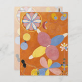 Die zehn größten, Gruppe IV, Nr. 3 von Hilma af Kl Postkarte (Vorne/Hinten)