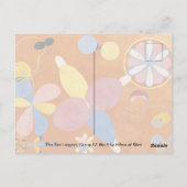 Die zehn größten, Gruppe IV, Nr. 3 von Hilma af Kl Postkarte (Rückseite)