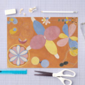 Die zehn größten, Gruppe IV, Nr. 3 von Hilma af Kl Seidenpapier (Handwerk)