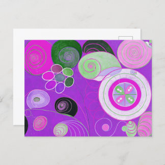 Die zehn größten, Gruppe IV, Nr. 4 (Lila) Postkarte