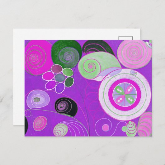 Die zehn größten, Gruppe IV, Nr. 4 (Lila) Postkarte (Vorne/Hinten)