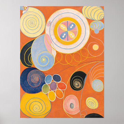 Die zehn größten, Gruppe IV, Nr. 4 von Hilma af Kl Poster (Vorne)