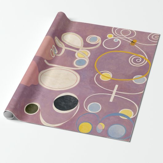 Die zehn größten, Gruppe IV, Nr. 5 von Hilma af Kl Geschenkpapier (Ungerollt)