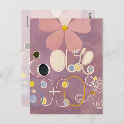 Die zehn größten, Gruppe IV, Nr. 5 von Hilma af Kl Postkarte (Vorne/Hinten)