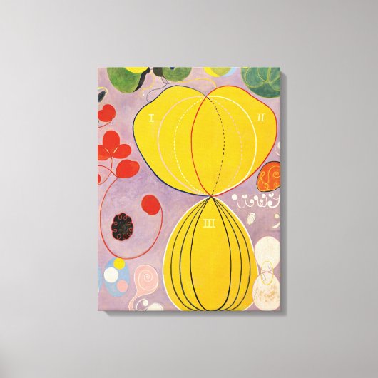 Die zehn größten, Gruppe IV, Nr. 7 von Hilma af Kl Leinwanddruck (Vorderseite)