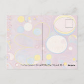 Die zehn größten, Gruppe IV, Nr. 8 von Hilma af Kl Postkarte (Rückseite)