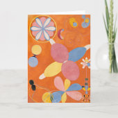 Die zehn größten Nr. 4 | Hilma af Klint Karte (Vorderseite)