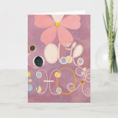 Die zehn größten Nr. 5 | Hilma af Klint Karte (Vorderseite)
