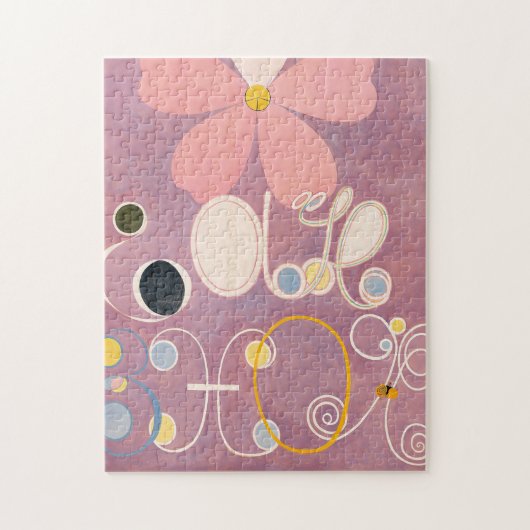 Die zehn größten Nr. 5 | Hilma af Klint Puzzle (Vertikal)