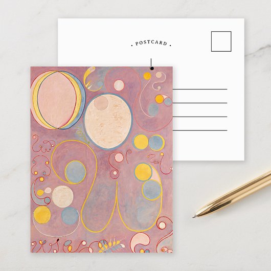 Die zehn größten Nr. 8 | Hilma af Klint Postkarte