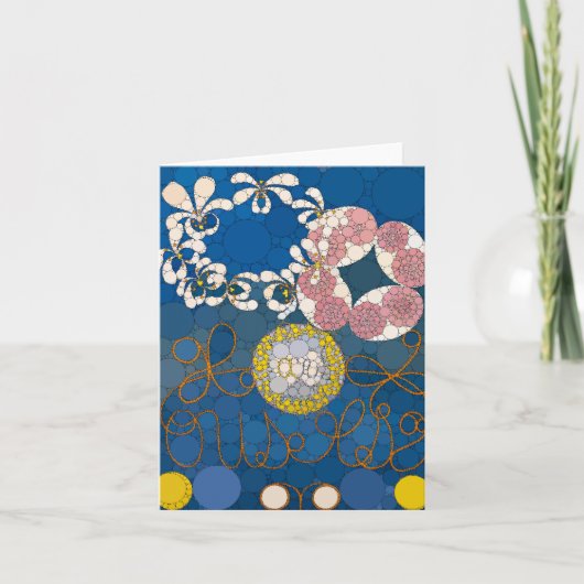 Die zehn größten Punkte, Nr.1, nach Hilma af Klint Dankeskarte (Vorderseite)