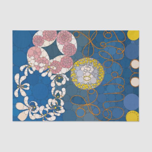 Die zehn größten Punkte, Nr.1, nach Hilma af Klint Seidenpapier (Vorderseite)