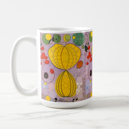 Die zehn größten Punkte, Nr. 7, nach Hilma af Klin Kaffeetasse (Links)