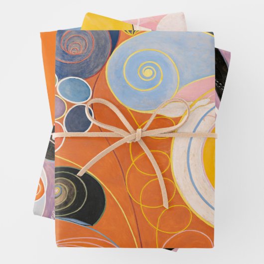 Die zehn größten von Hilma af Klint Geschenkpapier Set (Beispiel)