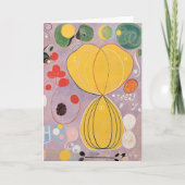 Die zehn größten Zahl 7 | Hilma af Klint Karte (Vorderseite)