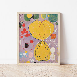 Die zehn größten Zahl 7 | Hilma af Klint Poster