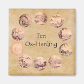 Die zehn Oxherding-Bilder Magnet (Vorne)