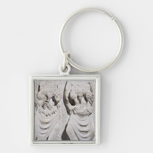 Die Zeichen von Löwen und von Widder Schlüsselanhänger (Vorne)