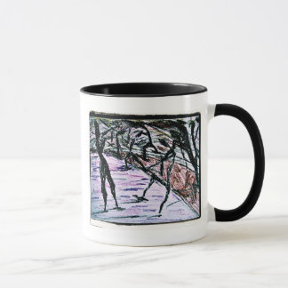 DIE ZEICHNEND ANKUNFT TASSE