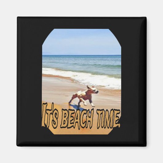Die Zeit am Strand Magnet (Vorne)