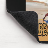Die Zeit am Strand Mousepad (Ecke)