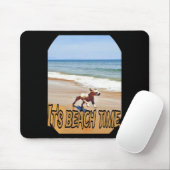 Die Zeit am Strand Mousepad (Mit Mouse)