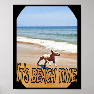 Die Zeit am Strand Poster