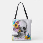 Die Zeit ändert alles Bläserschmetterling Tasche (Rückseite)