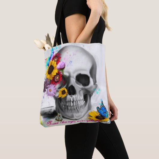 Die Zeit ändert alles Bläserschmetterling Tasche (Von Nahem)