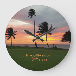 Die Zeit auf Maui Wall ist anders Große Wanduhr